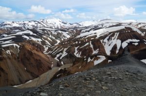 Panorama dalla vetta del Bláhnúkur